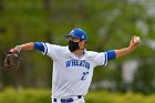 Baseball vs CGA  Wheaton College Baseball vs Coast Guard Academy during game two of the NEWMAC semi-finals playoffs. - (Photo by Keith Nordstrom) : Wheaton, baseball, NEWMAC